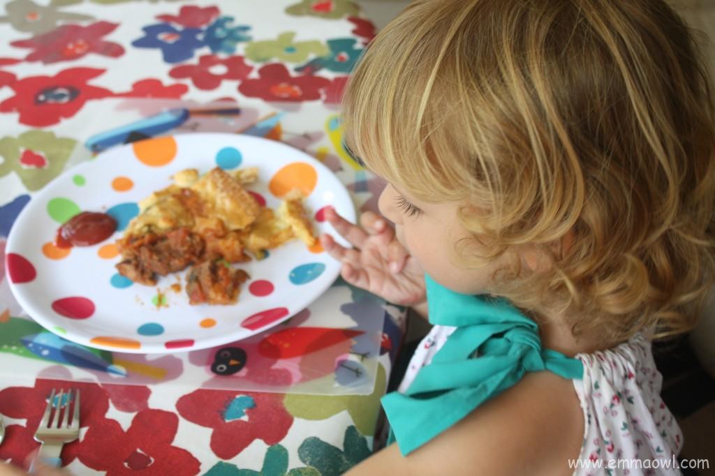 Making Pie Together, the perfect edible sensory play activity!
