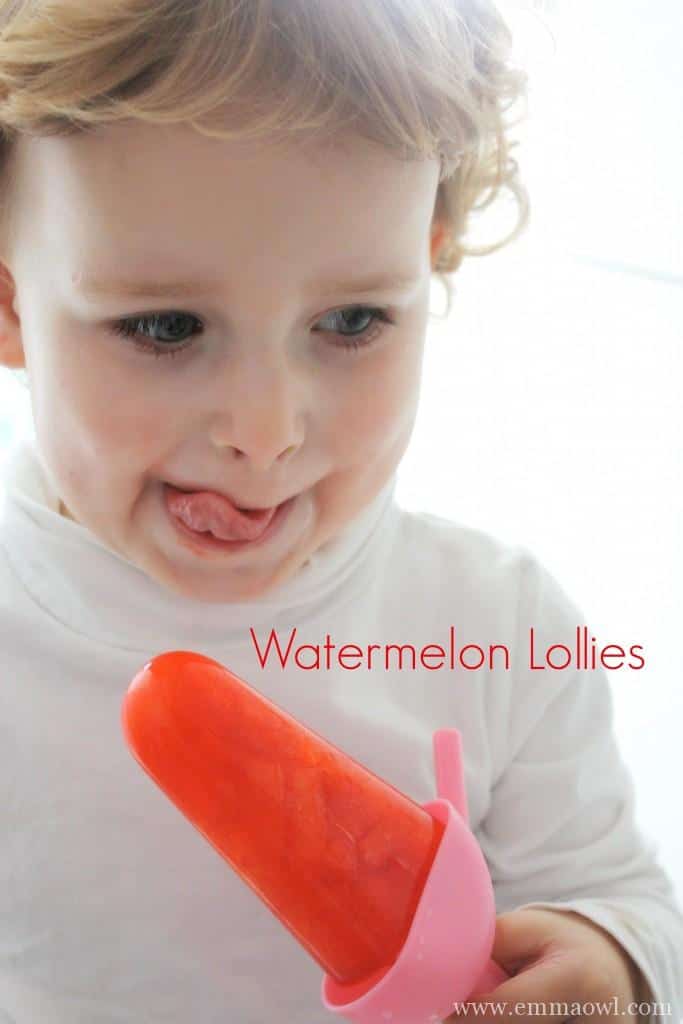 Make your Own Watermelon Lolly Pops
