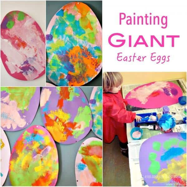 Process Easter Art - Giant Easter Eggs