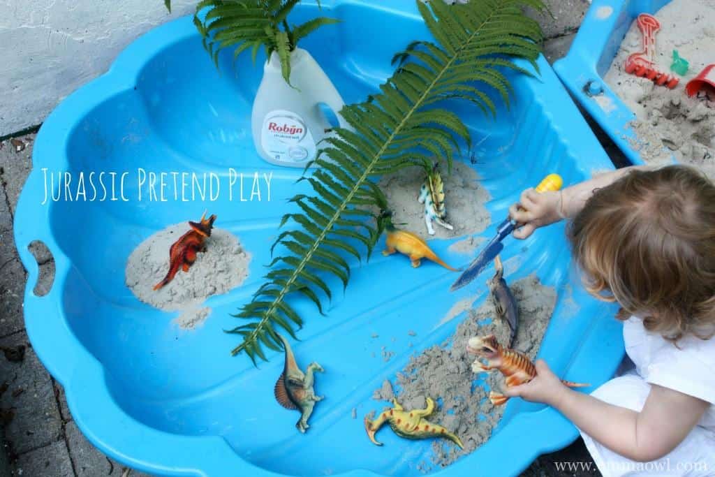 Jurassic Pretend Play. Playing with dinosaurs was so much fun