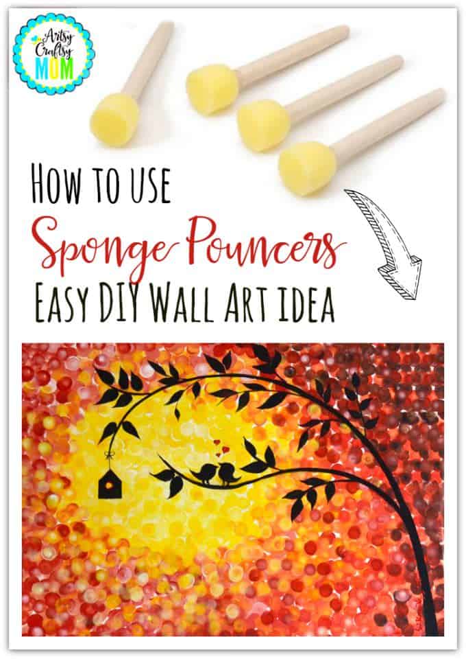 How-to-use-Sponge-Pouncers-Easy-DIY-Wall-Art-idea