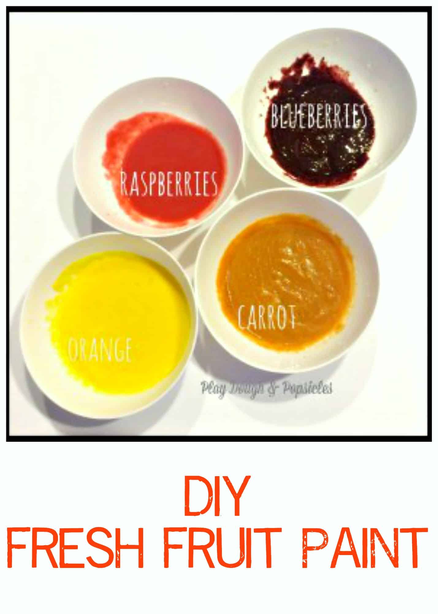 make your own fresh fruit paint