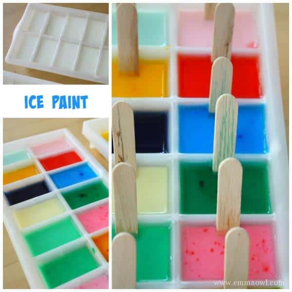 Make your Own Paintsicles - Ice Paint