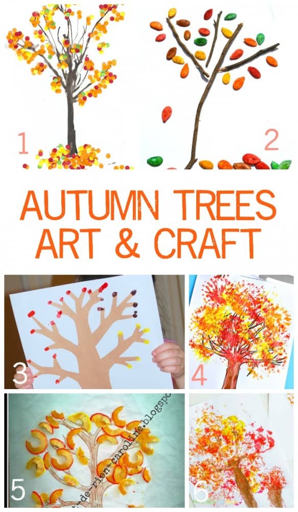 Fun & Exciting Autumn Tree Art and Craft Ideas for Children.