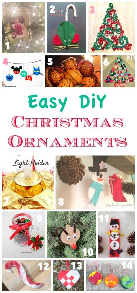 Easy DiY Christmas Ornament to make for the Hlolidays