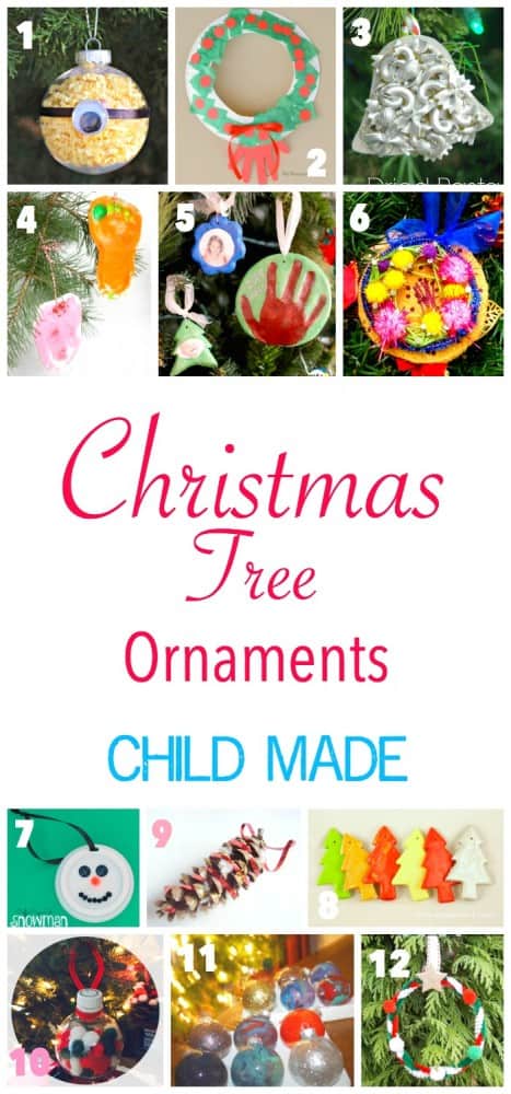 More than 26 Child Made Christmas Ornaments to hang on the tree this Christmas