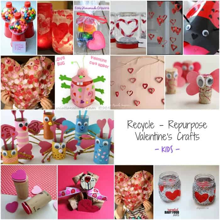 Recycled Kids Crafts - Valentines Day