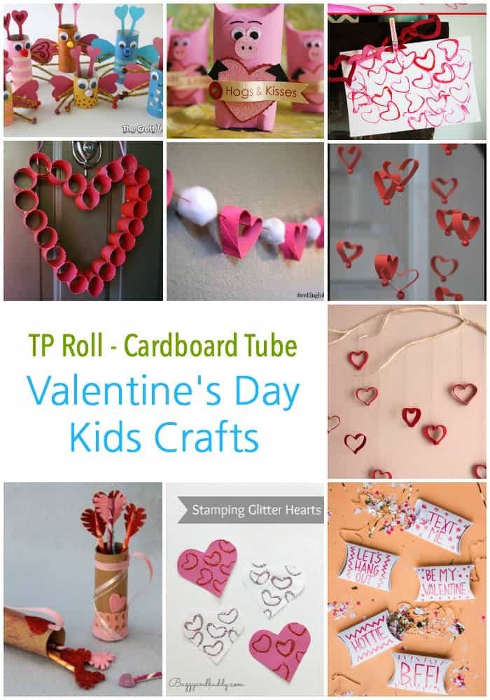 Some great ideas here to repurpose all those tp rolls into fantastic valentines day craft projects for Kids