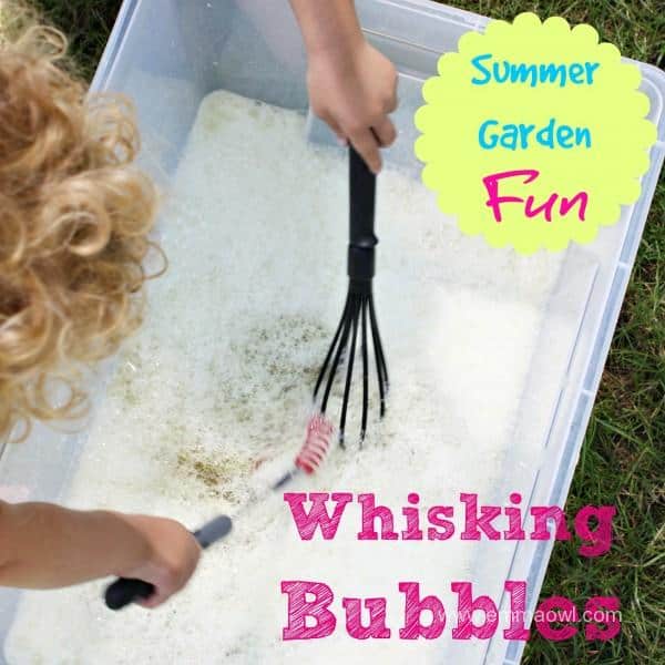 Whisking Bubbles - Summer Garden Fun