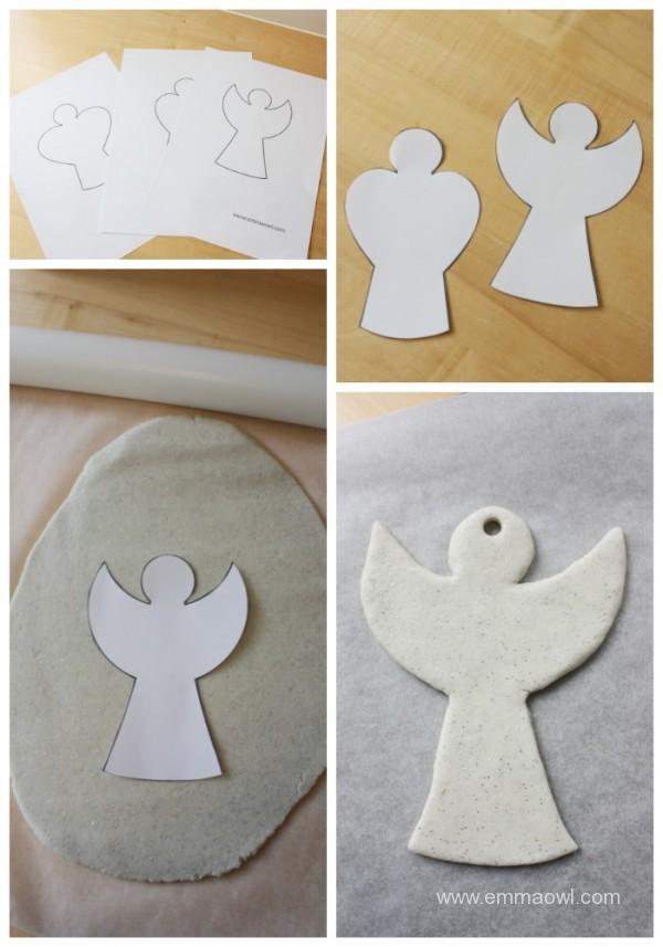 making-salt-dough-angels