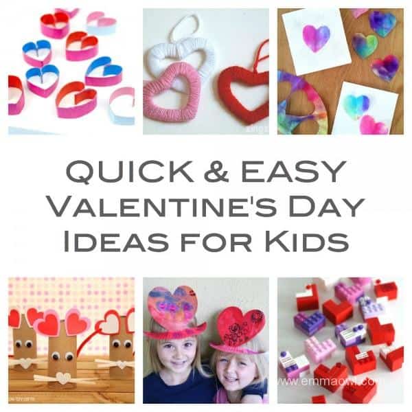 Easy and Quick Valentines Day Ideas for Kids